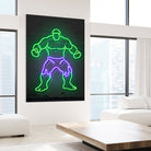 Hulk by Octavian Mihai Mielu on GIANT ART - green 3d art