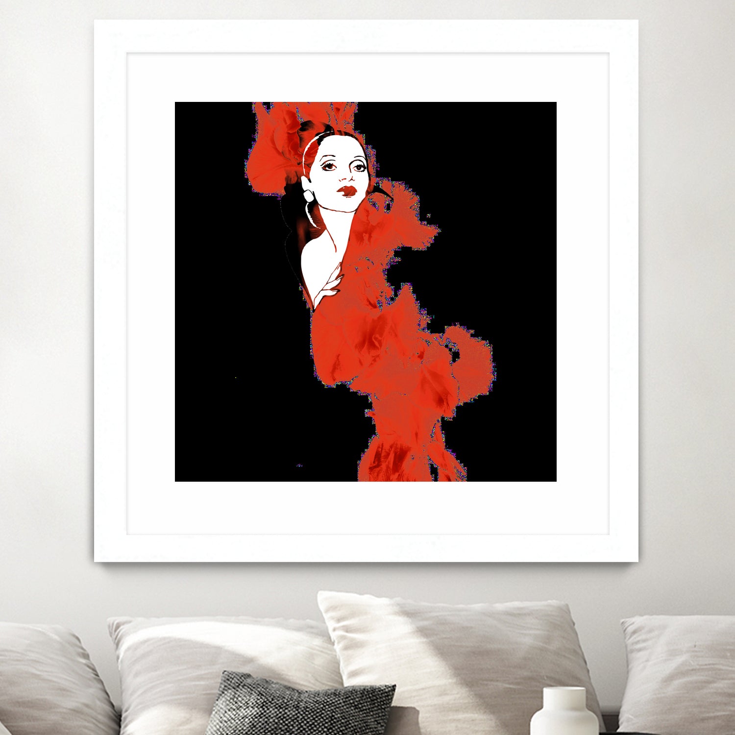 Flamenco by Aimer Heinz on GIANT ART - red photo manipulation