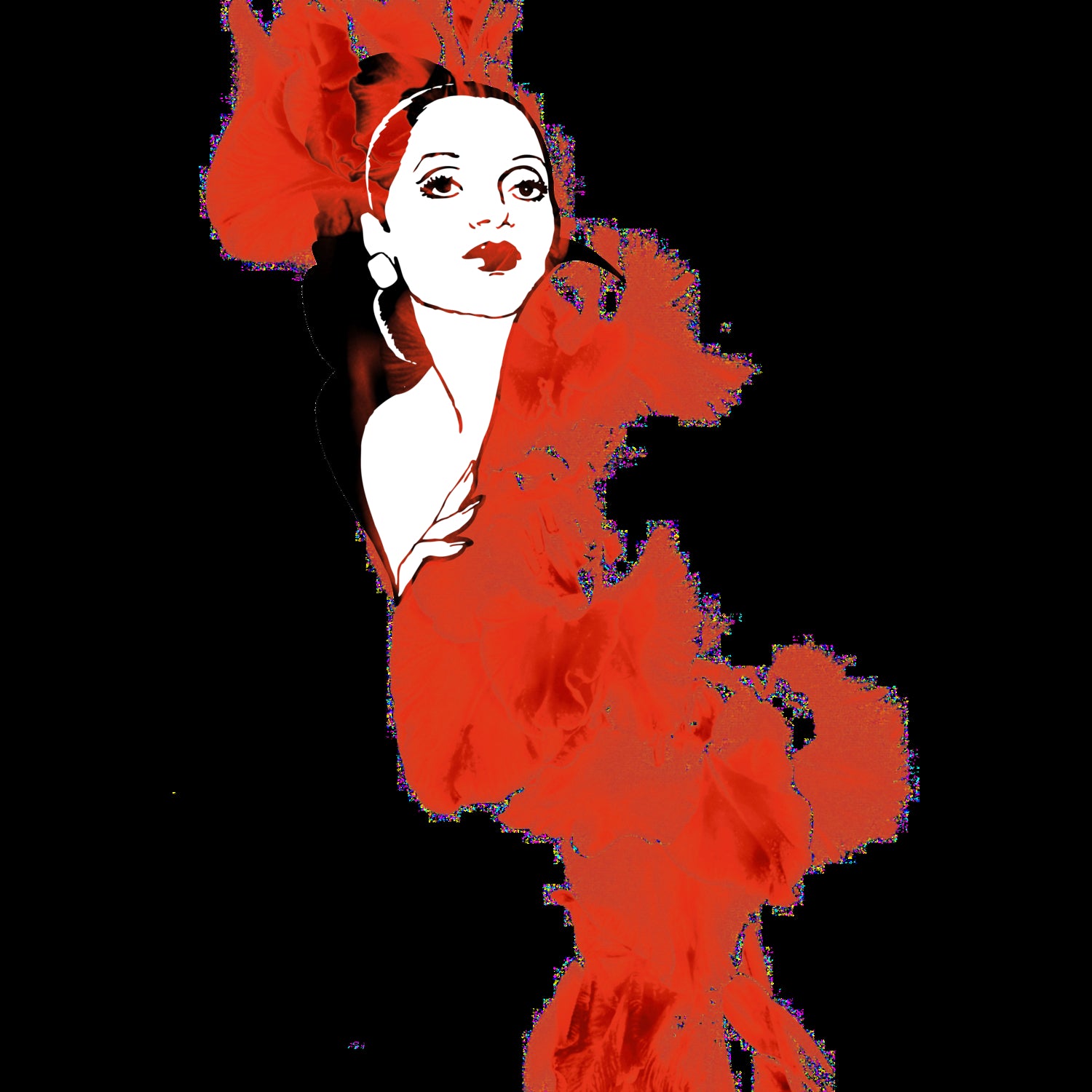 Flamenco by Aimer Heinz on GIANT ART - red photo manipulation