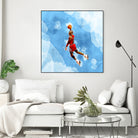 MICHAEL JORDAN by Athaillah Hudanul iman on GIANT ART - blue digital painting