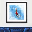 MICHAEL JORDAN by Athaillah Hudanul iman on GIANT ART - blue digital painting