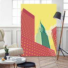 Chrysler Building NYC by Remko Heemskerk on GIANT ART - red digital drawing