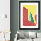 Chrysler Building NYC by Remko Heemskerk on GIANT ART - red digital drawing