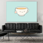 Teacup by Kim Vervuurt on GIANT ART - white digital drawing