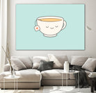 Teacup by Kim Vervuurt on GIANT ART - white digital drawing