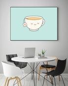 Teacup by Kim Vervuurt on GIANT ART - white digital drawing