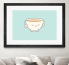 Teacup by Kim Vervuurt on GIANT ART - white digital drawing