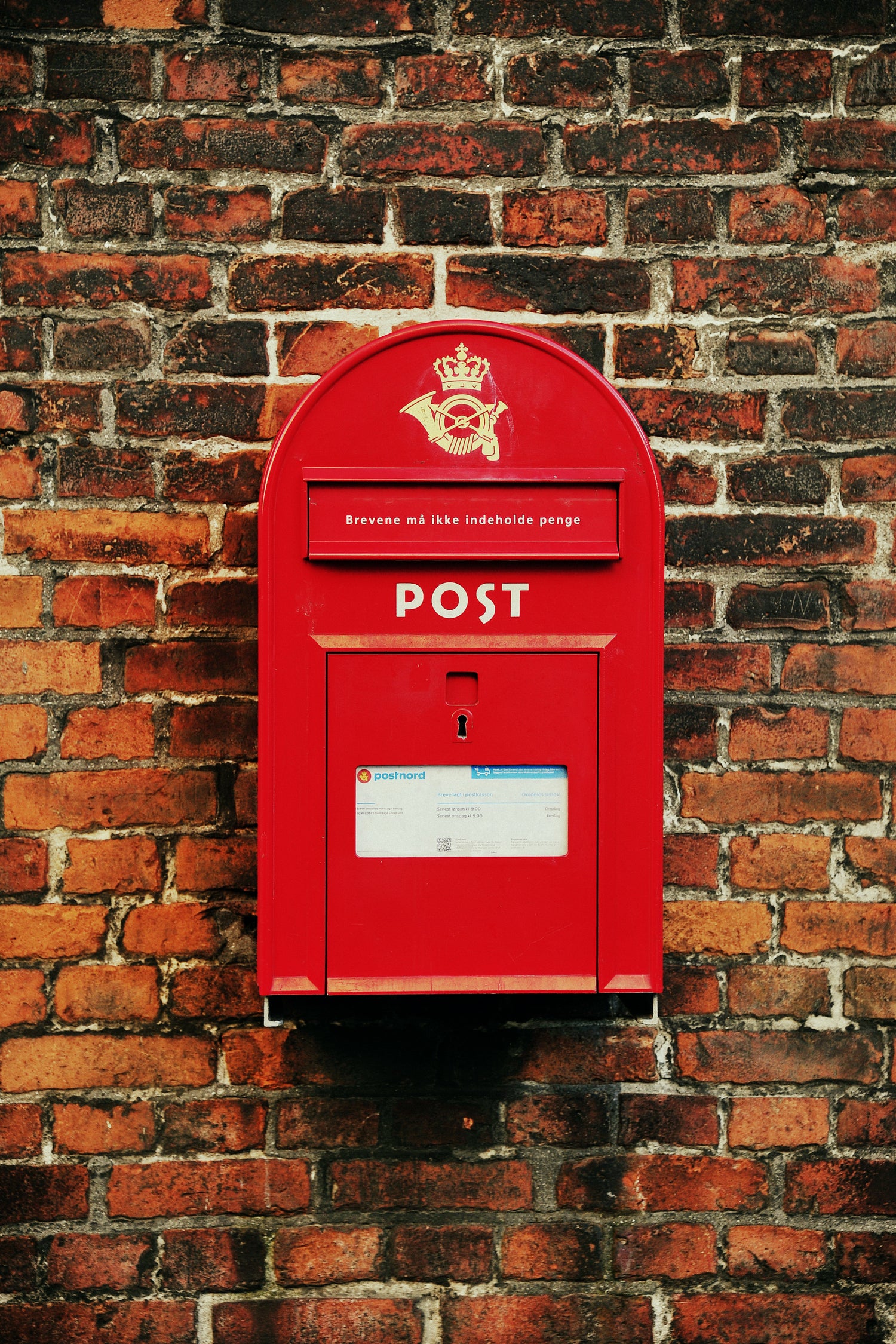 DANISH MAILBOX by Gaël Favari on GIANT ART - red photo illustration