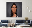 Sandra Bullock by Rob Snow on GIANT ART - orange digital painting