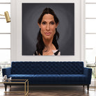 Sandra Bullock by Rob Snow on GIANT ART - orange digital painting