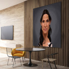 Sandra Bullock by Rob Snow on GIANT ART - orange digital painting