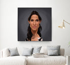 Sandra Bullock by Rob Snow on GIANT ART - orange digital painting