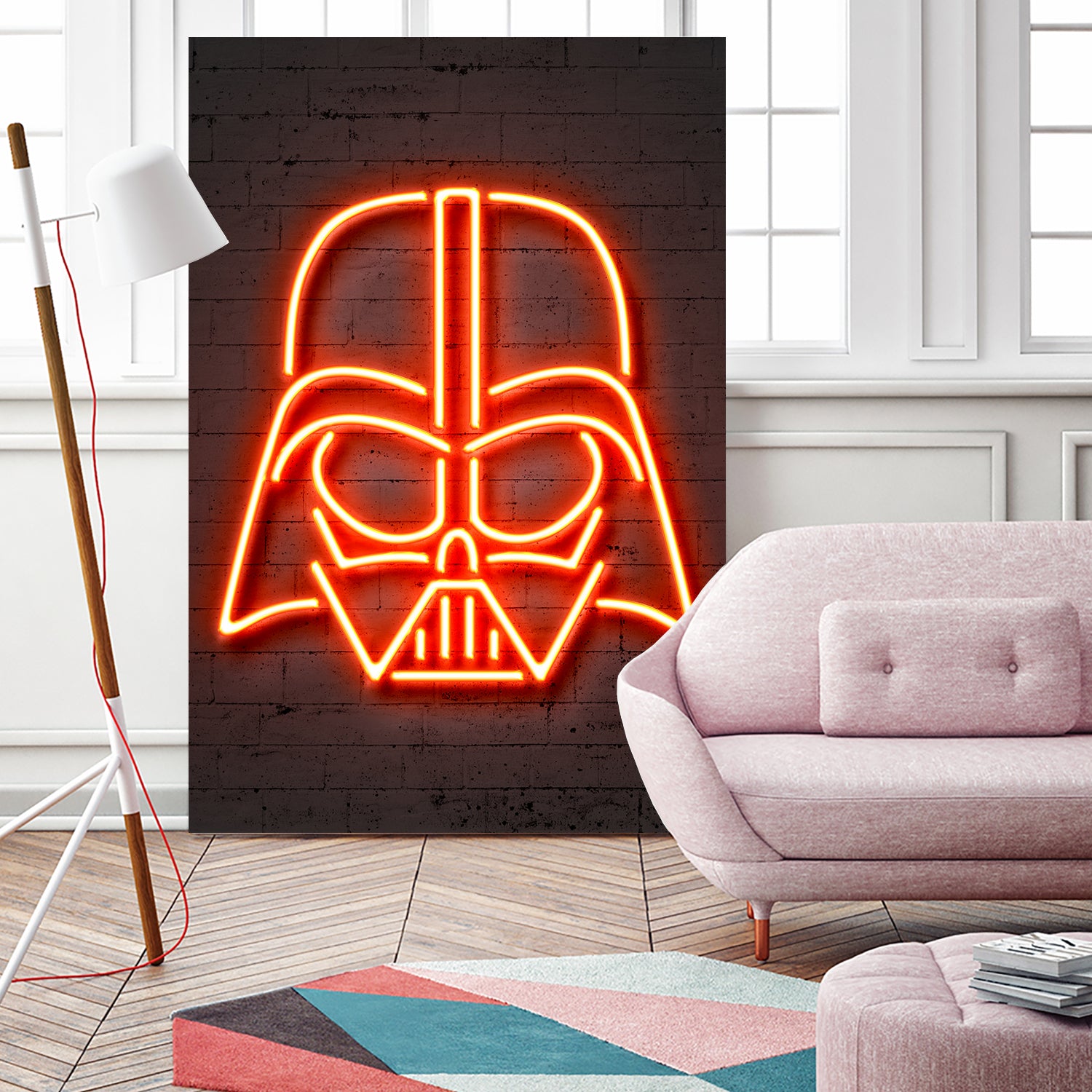 Darth Vader by Octavian Mihai Mielu on GIANT ART - red 3d art