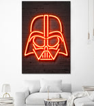 Darth Vader by Octavian Mihai Mielu on GIANT ART - red 3d art