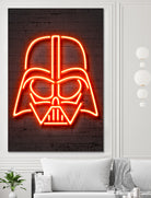 Darth Vader by Octavian Mihai Mielu on GIANT ART - red 3d art