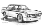 E9 3.0csl by steve pearcy on GIANT ART - black digital drawing