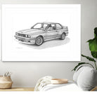 E30 M3 by steve pearcy on GIANT ART - black digital drawing