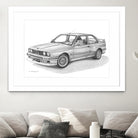 E30 M3 by steve pearcy on GIANT ART - black digital drawing