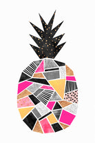 Pretty Pineapple by Elisabeth Fredriksson on GIANT ART - pink digital painting