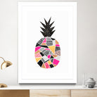 Pretty Pineapple by Elisabeth Fredriksson on GIANT ART - pink digital painting