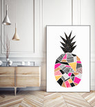 Pretty Pineapple by Elisabeth Fredriksson on GIANT ART - pink digital painting