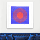 Bifurcated Space by Victor Fitzsimons on GIANT ART - blue digital painting