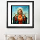 The Golden Girls Betty White Jesus Christ by Nguyet Nguyen Thi Bich on GIANT ART - white digital drawing