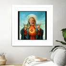 The Golden Girls Betty White Jesus Christ by Nguyet Nguyen Thi Bich on GIANT ART - white digital drawing