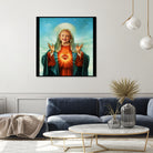 The Golden Girls Betty White Jesus Christ by Nguyet Nguyen Thi Bich on GIANT ART - white digital drawing