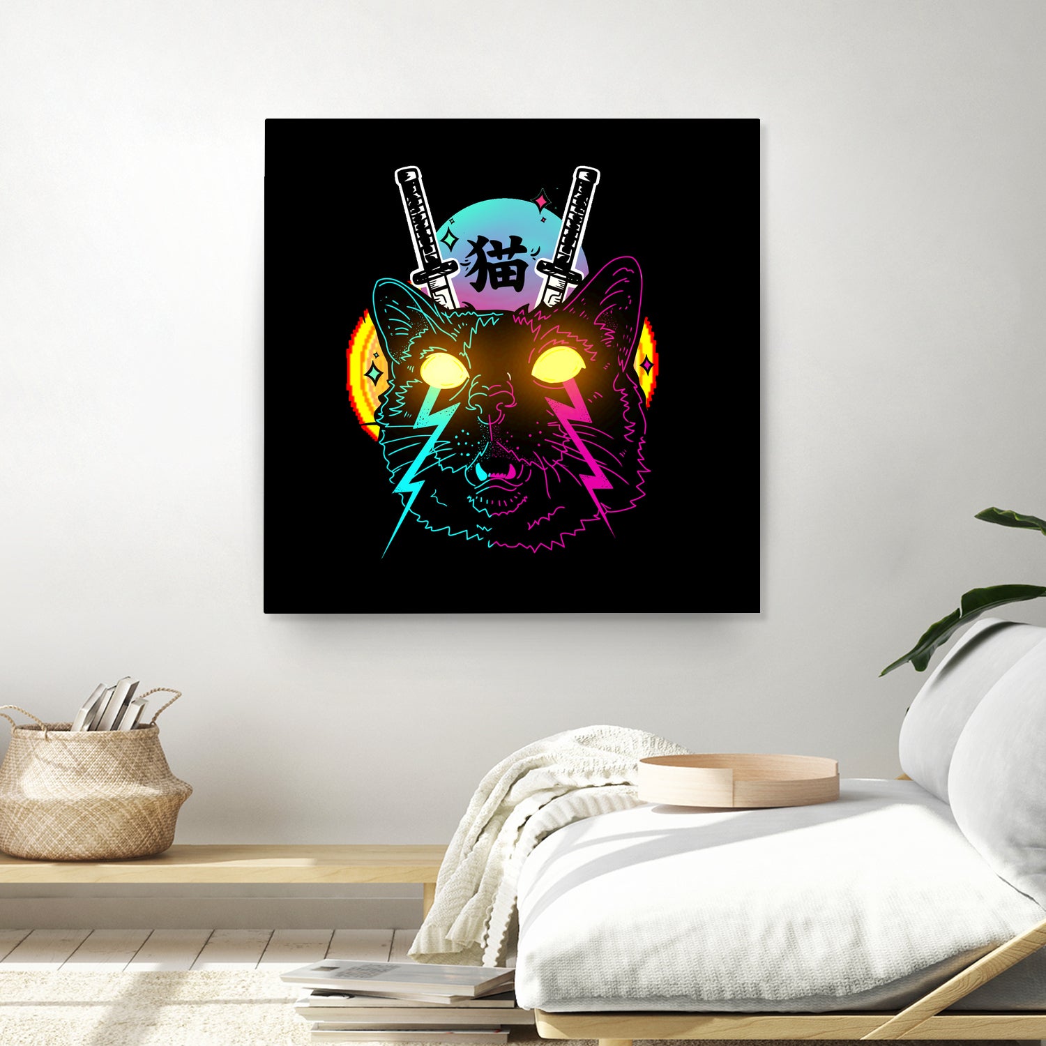 Cyber Cat by Tri Haryadi on GIANT ART - black digital drawing