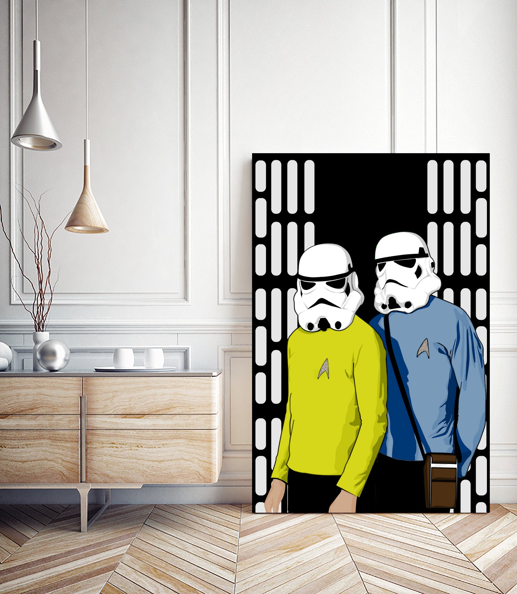 Away Team Incognito by Ronnie Gray on GIANT ART - black digital drawing