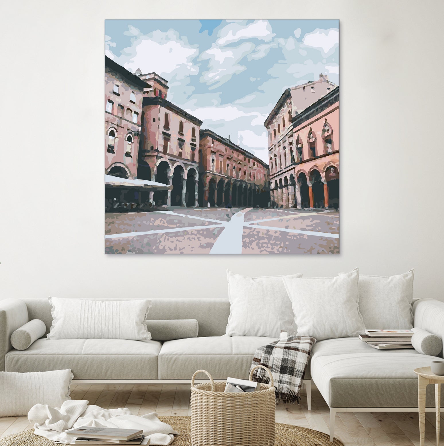 Bologna, Italy by Katarina Kasom on GIANT ART - orange digital painting