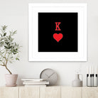 KING OF HEARTS by Alexander Tonetti on GIANT ART - red digital drawing