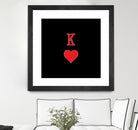 KING OF HEARTS by Alexander Tonetti on GIANT ART - red digital drawing