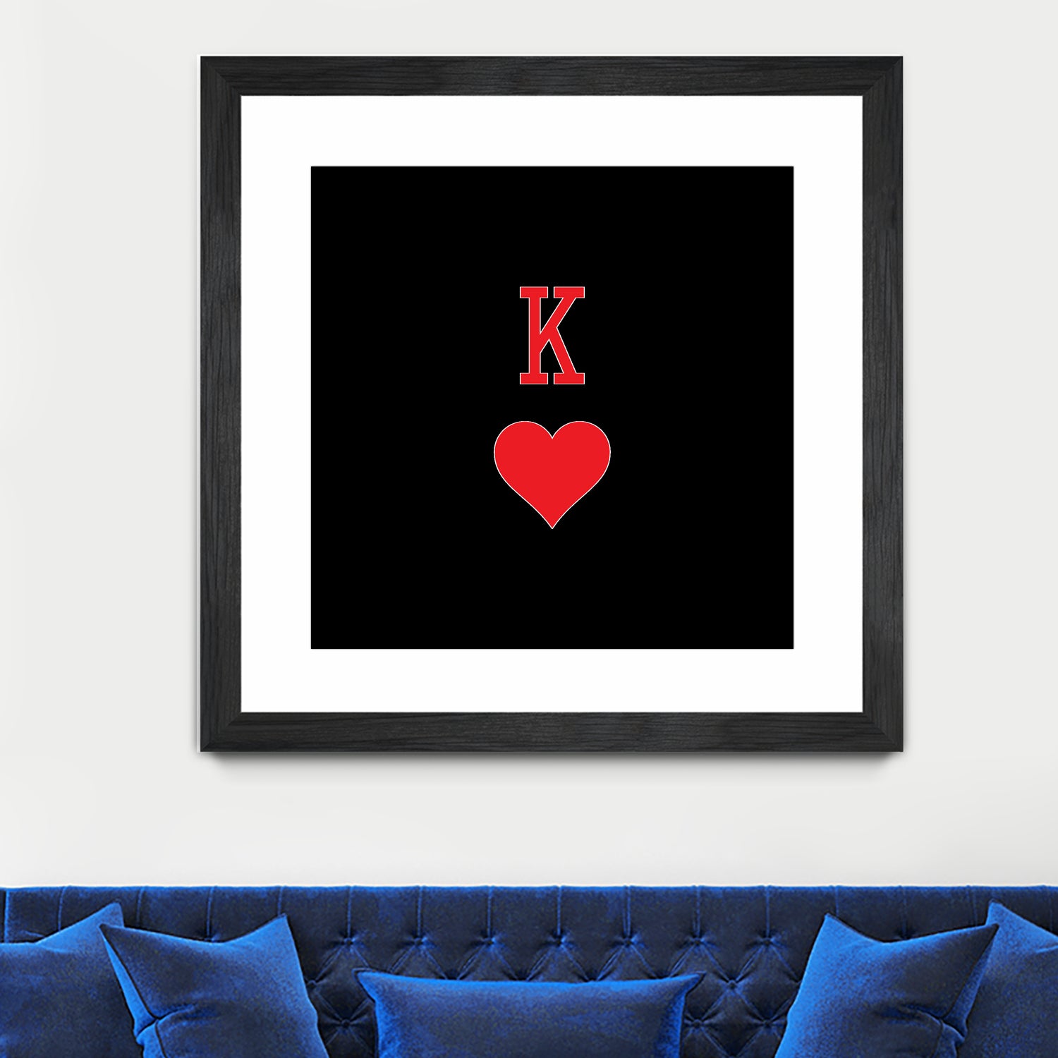 KING OF HEARTS by Alexander Tonetti on GIANT ART - red digital drawing