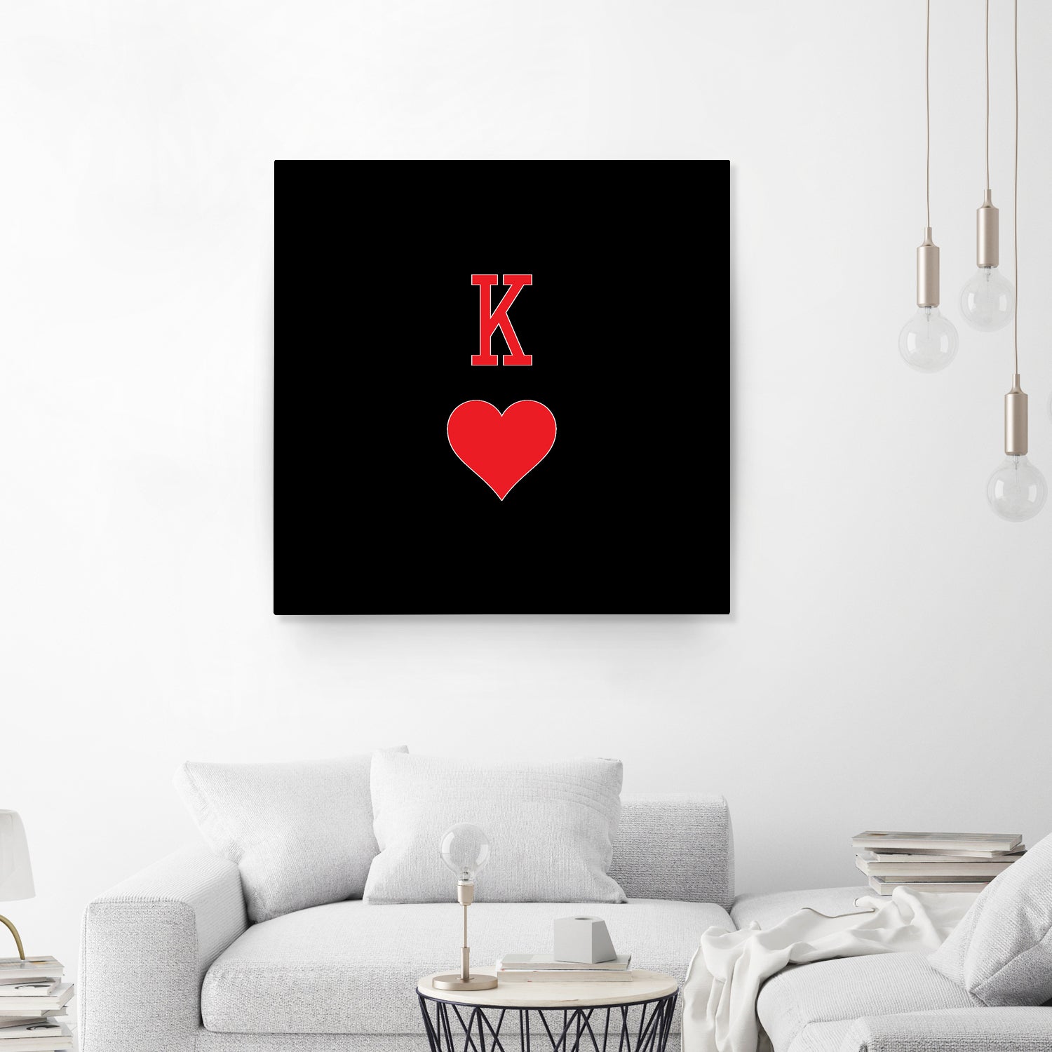 KING OF HEARTS by Alexander Tonetti on GIANT ART - red digital drawing