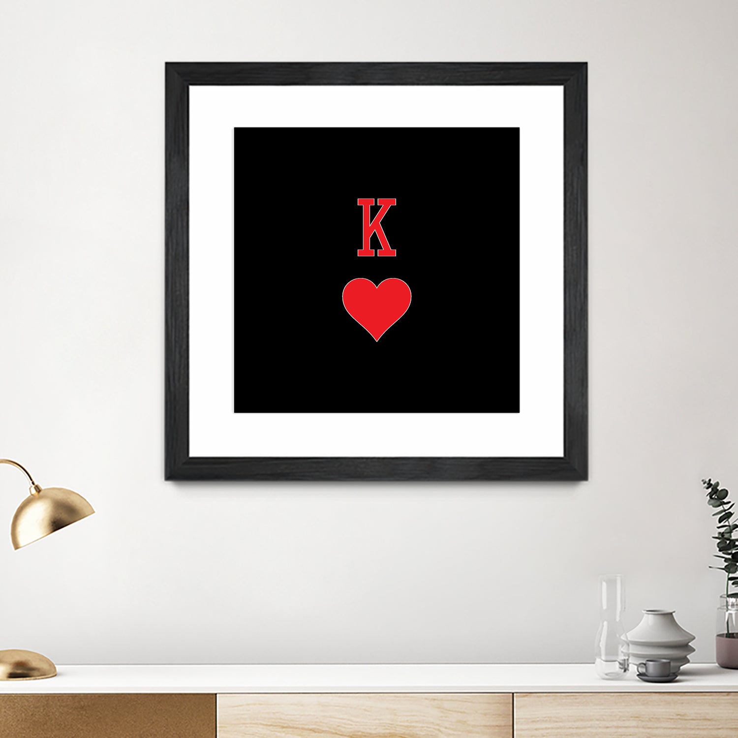 KING OF HEARTS by Alexander Tonetti on GIANT ART - red digital drawing