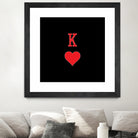 KING OF HEARTS by Alexander Tonetti on GIANT ART - red digital drawing