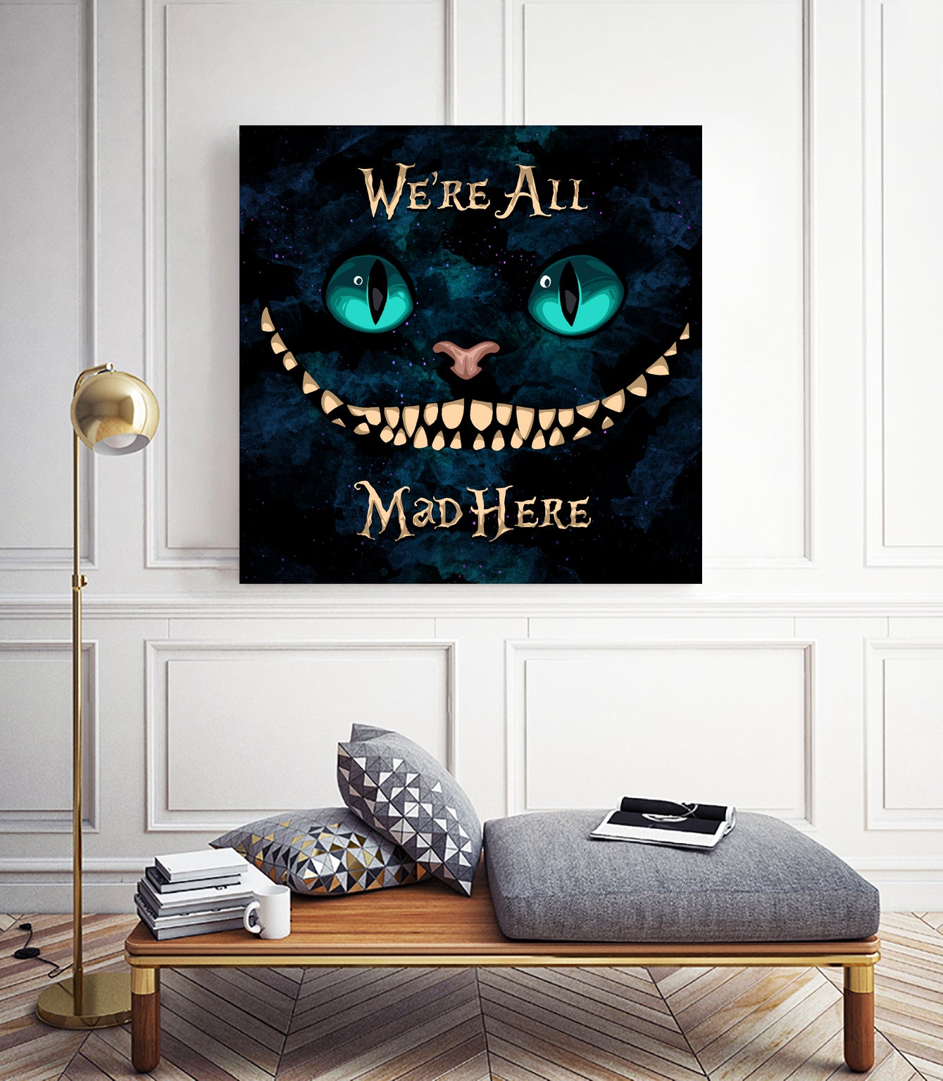 Alice In Wonderland by Nikita Abakumov on GIANT ART - black digital painting