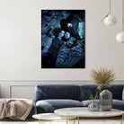 Requiem For A Dream by Nikita Abakumov on GIANT ART - blue digital painting