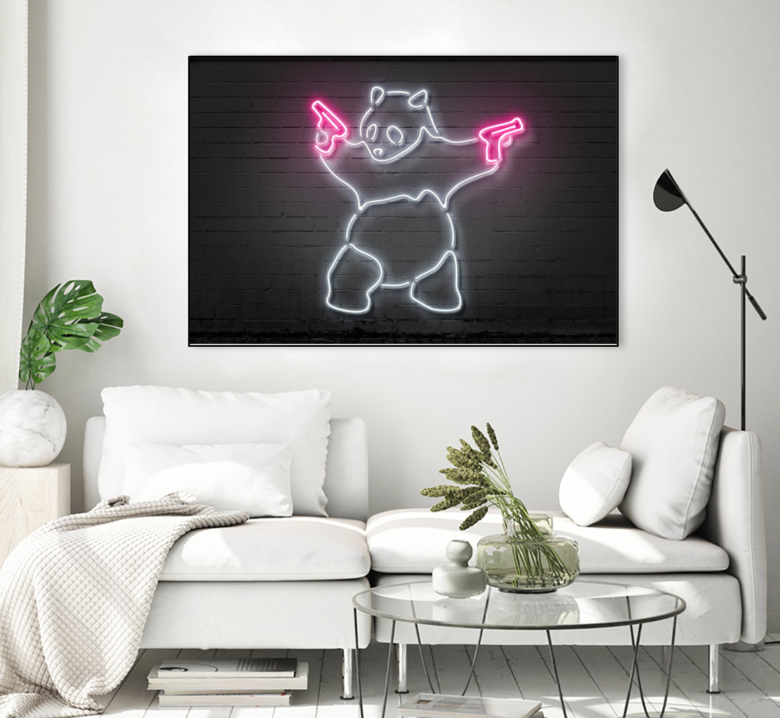 Panda by Octavian Mihai Mielu on GIANT ART - white 3d art