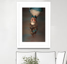 Upside Down Girl by Jonas Loose on GIANT ART - blue photo manipulation