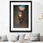 Upside Down Girl by Jonas Loose on GIANT ART - blue photo manipulation