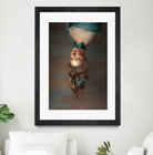 Upside Down Girl by Jonas Loose on GIANT ART - blue photo manipulation