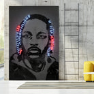 Kendrick Lamar by Octavian Mihai Mielu on GIANT ART - gray digital painting