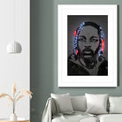 Kendrick Lamar by Octavian Mihai Mielu on GIANT ART - gray digital painting