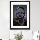 Kendrick Lamar by Octavian Mihai Mielu on GIANT ART - gray digital painting