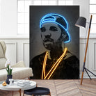 Drake by Octavian Mihai Mielu on GIANT ART - blue digital painting