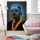 Drake by Octavian Mihai Mielu on GIANT ART - blue digital painting