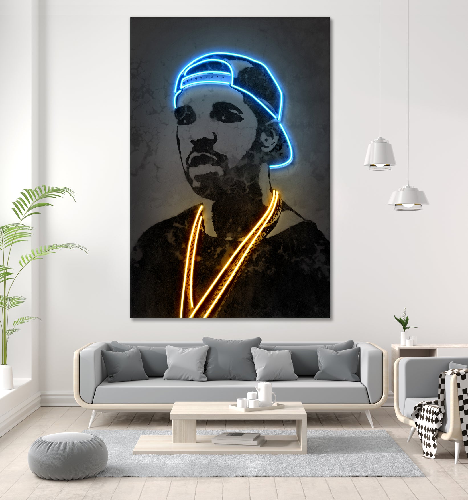 Drake by Octavian Mihai Mielu on GIANT ART - blue digital painting